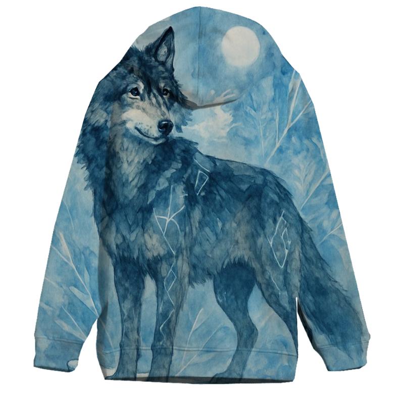 Glacial Sentinel graphic hoodies