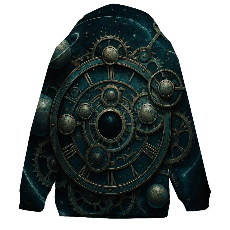 Celestial Clockwork graphic hoodies