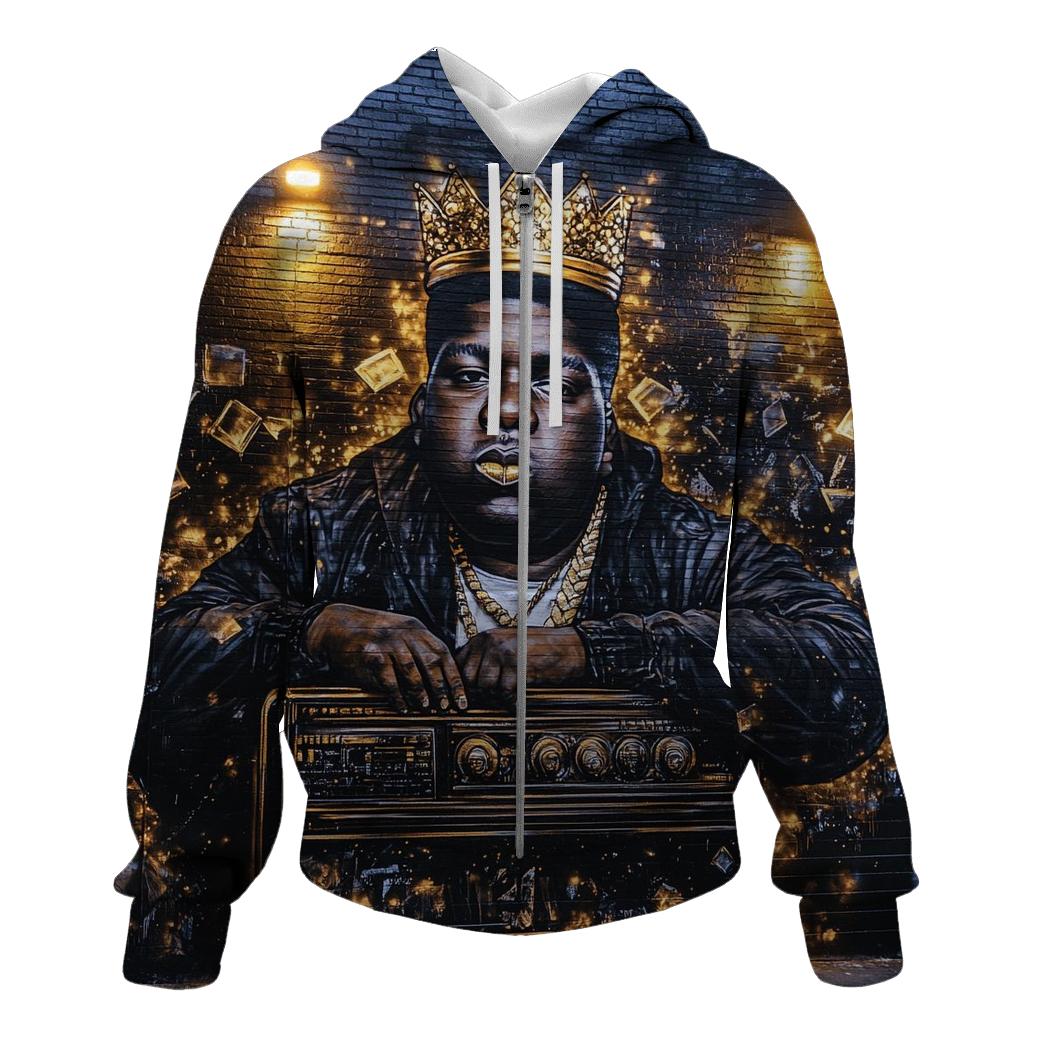 Crown On The Corner embroidered hoodies