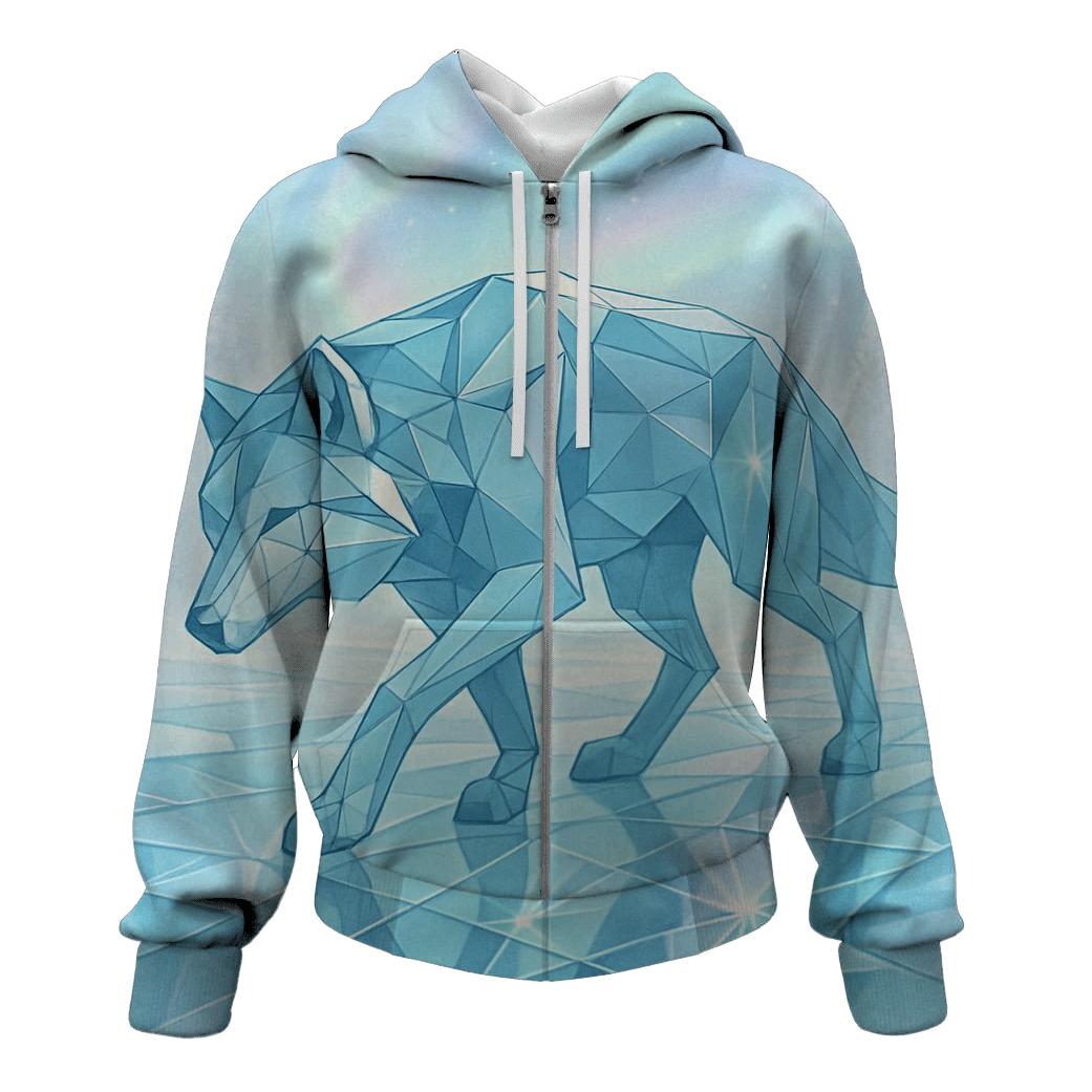 Glass Aurora Tracker custom hoodies