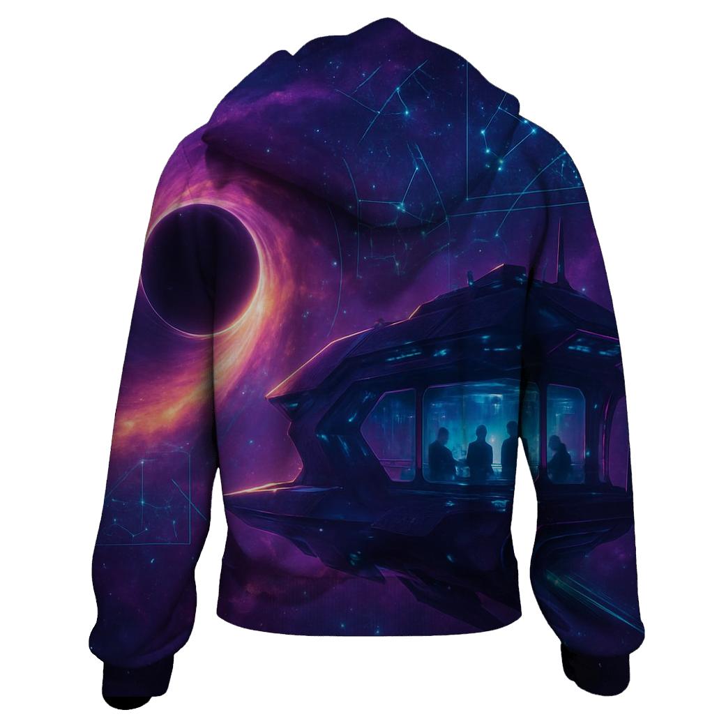 Black Hole Observatory pullover hoodies