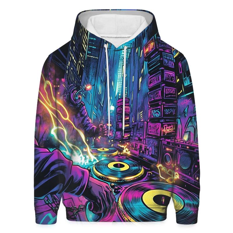 G-Code Turntable Orchestra embroidered hoodies