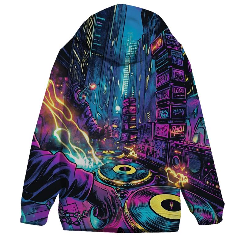 G-Code Turntable Orchestra embroidered hoodies