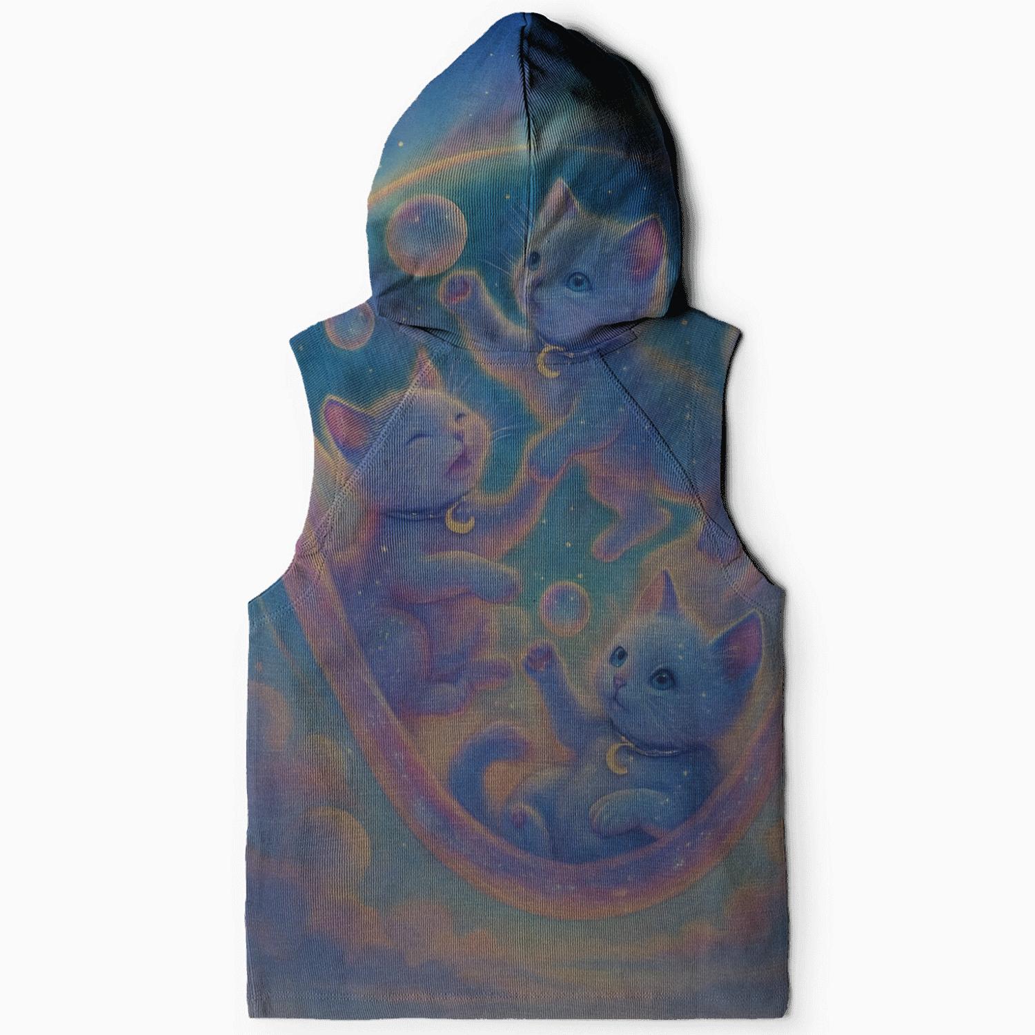 Aurora Cosmic Kittens designer hoodies