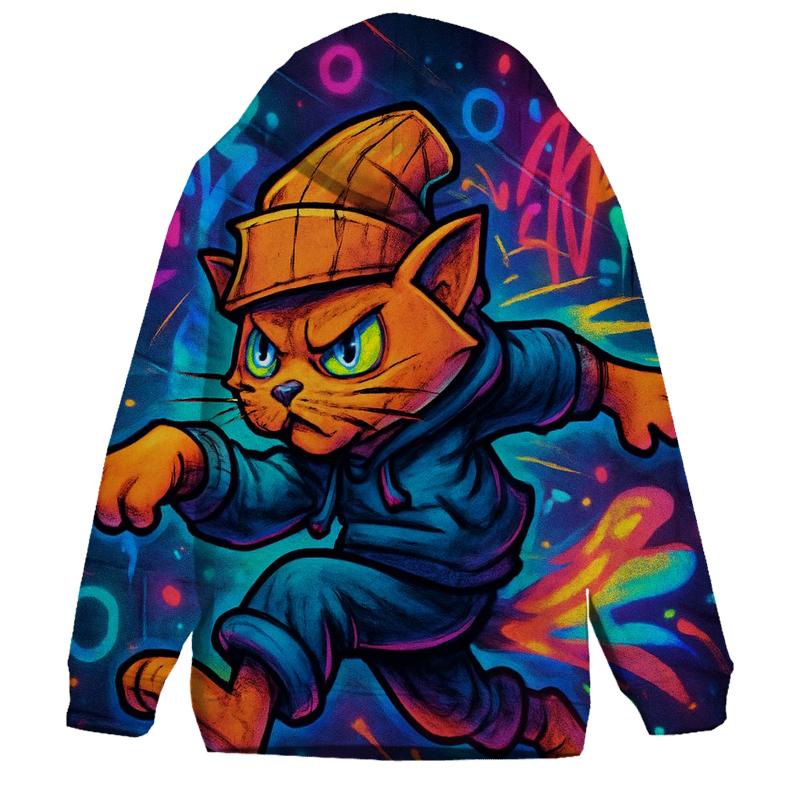 Graffiti Alley Stray printed hoodies