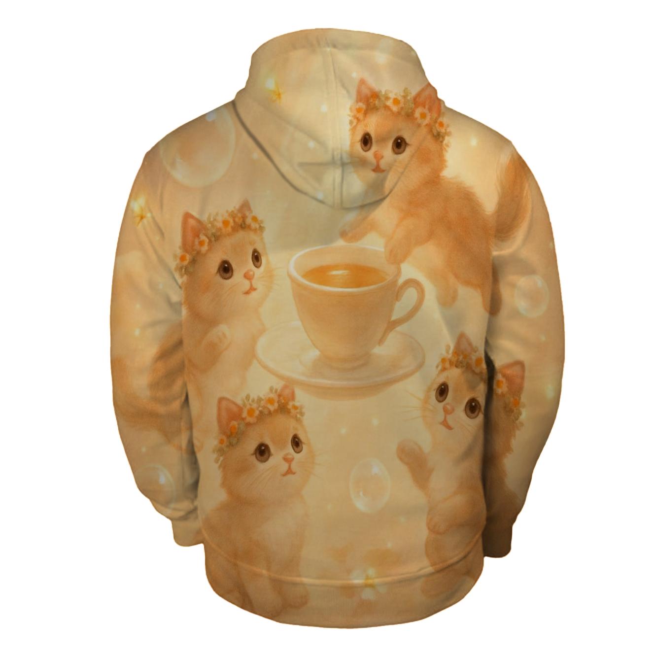 Moonbeam Tea Party Cats hoodie trends