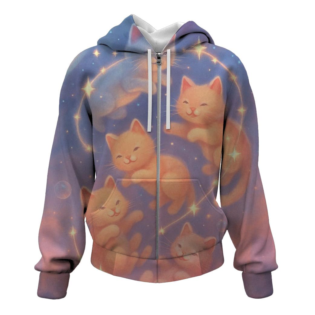 Constellation Naplings embroidered hoodies