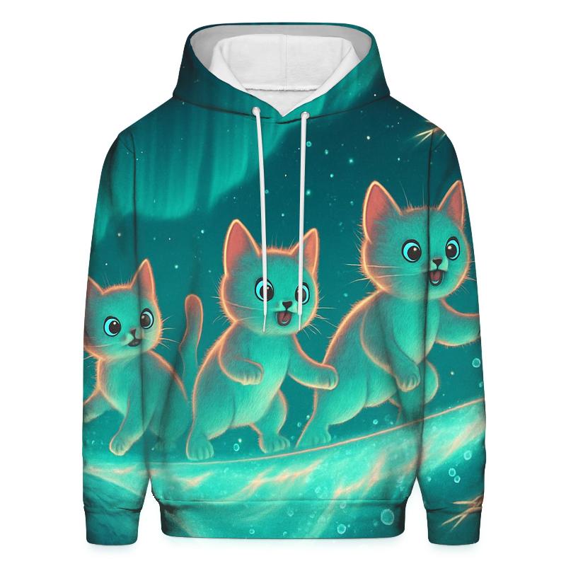 Cosmic Surf Kittens premium hoodies