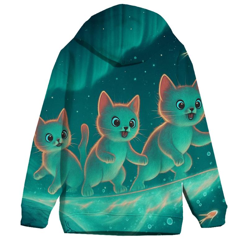 Cosmic Surf Kittens premium hoodies