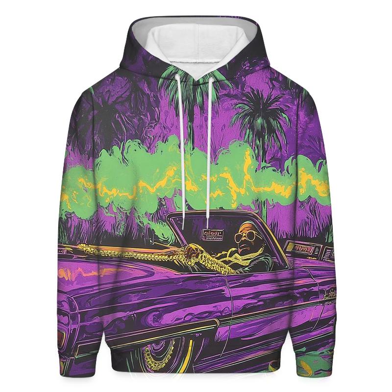 Snoop Dogg Neon Lowrider graphic hoodies
