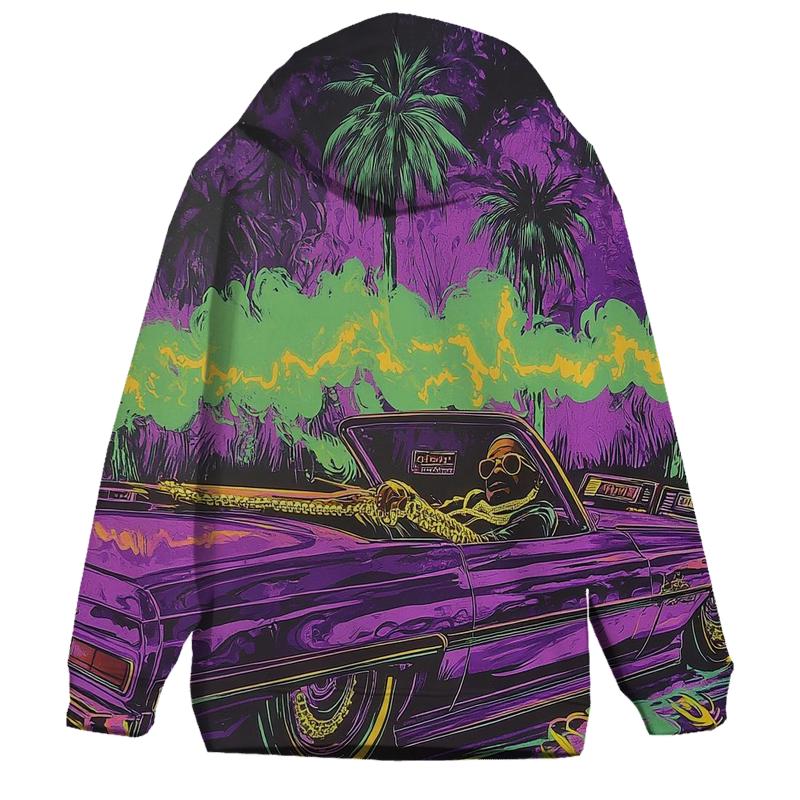 Snoop Dogg Neon Lowrider graphic hoodies