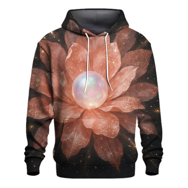 Gilded Nebula Bloom designer hoodies