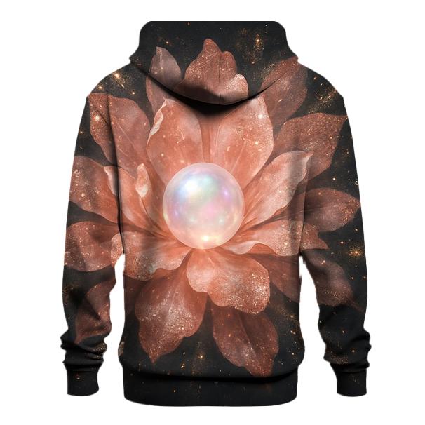 Gilded Nebula Bloom designer hoodies