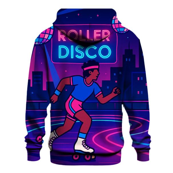 Neon Cyber Roller Disco heavyweight hoodies