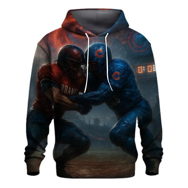Clash At The Midnight Ballpark graphic hoodies