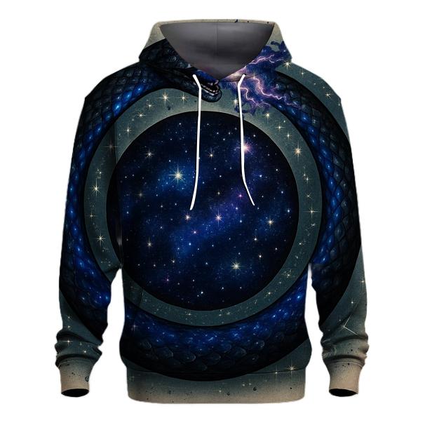 Eternal Cosmic Serpent zip-up hoodies