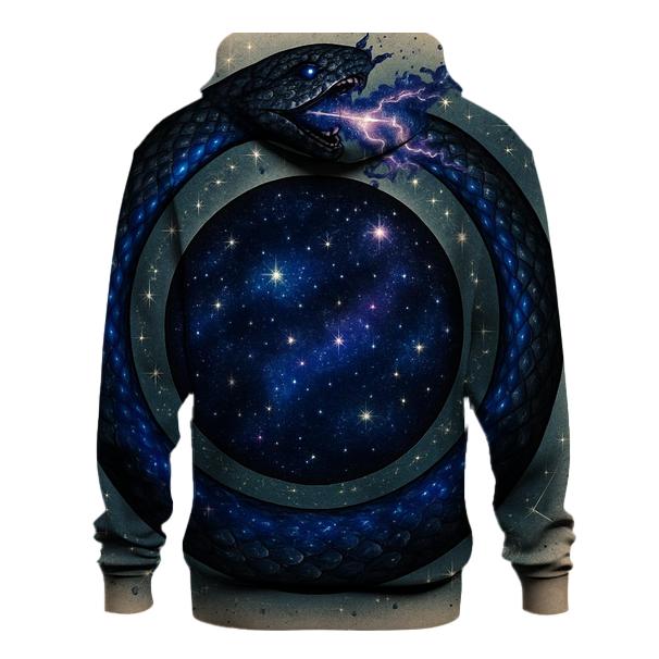 Eternal Cosmic Serpent zip-up hoodies