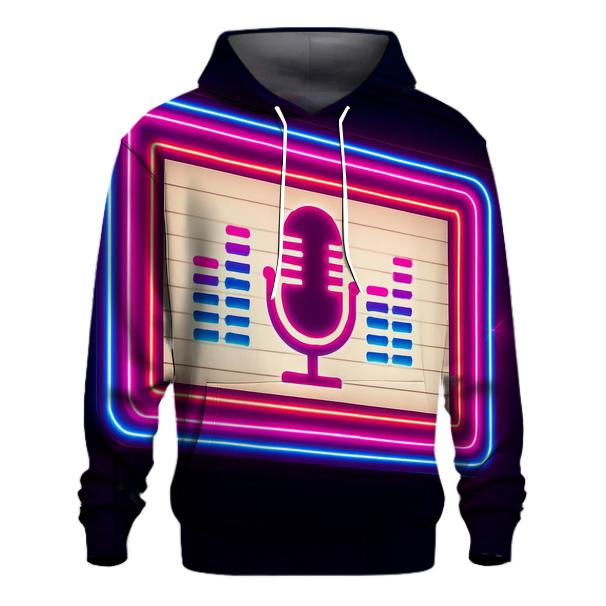 Neon Marquee Pulse pullover hoodies