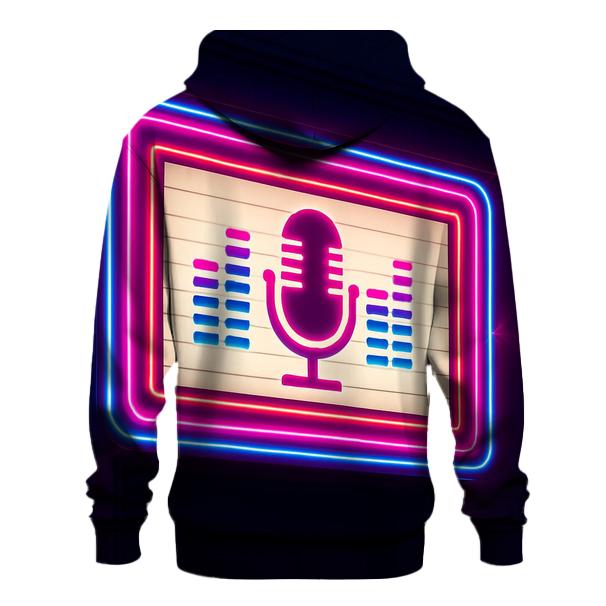 Neon Marquee Pulse pullover hoodies