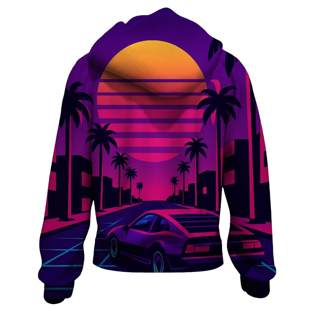 Neon Wave Boulevard custom hoodies