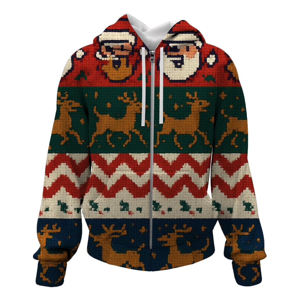 Tacky Tinsel Parade Design embroidered hoodies