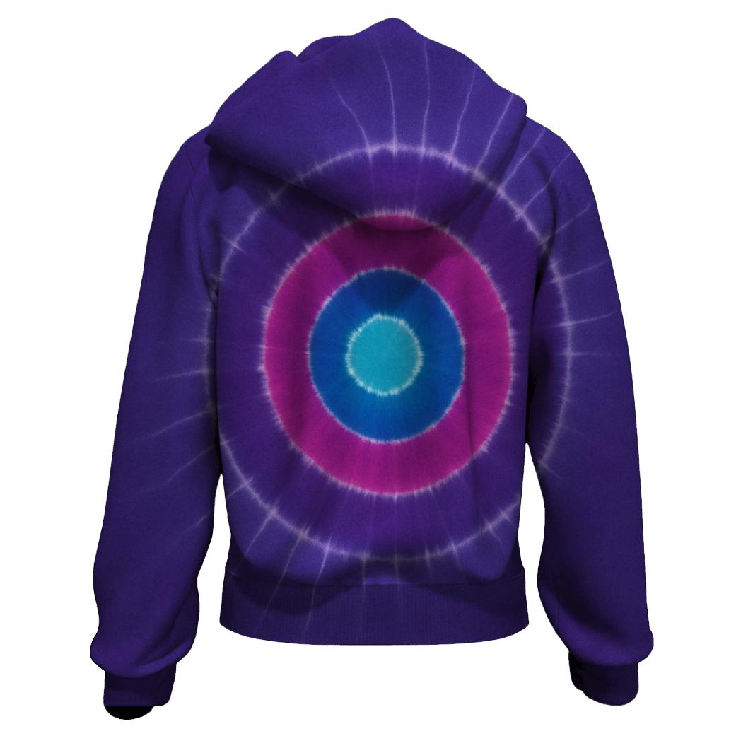 Lensed Bullseye Constellation embroidered hoodies