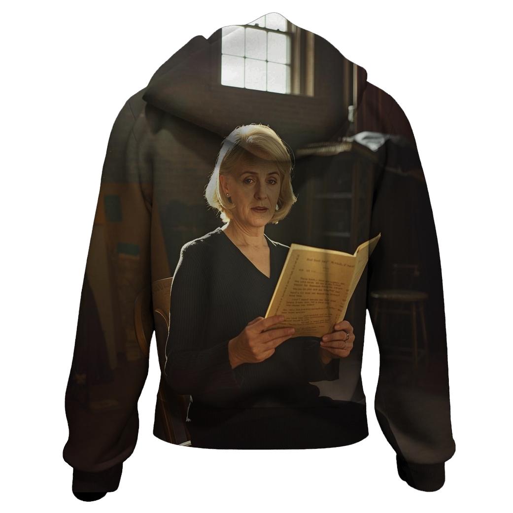 Polly Holliday On Set During Southern Theater Revival pullover hoodies