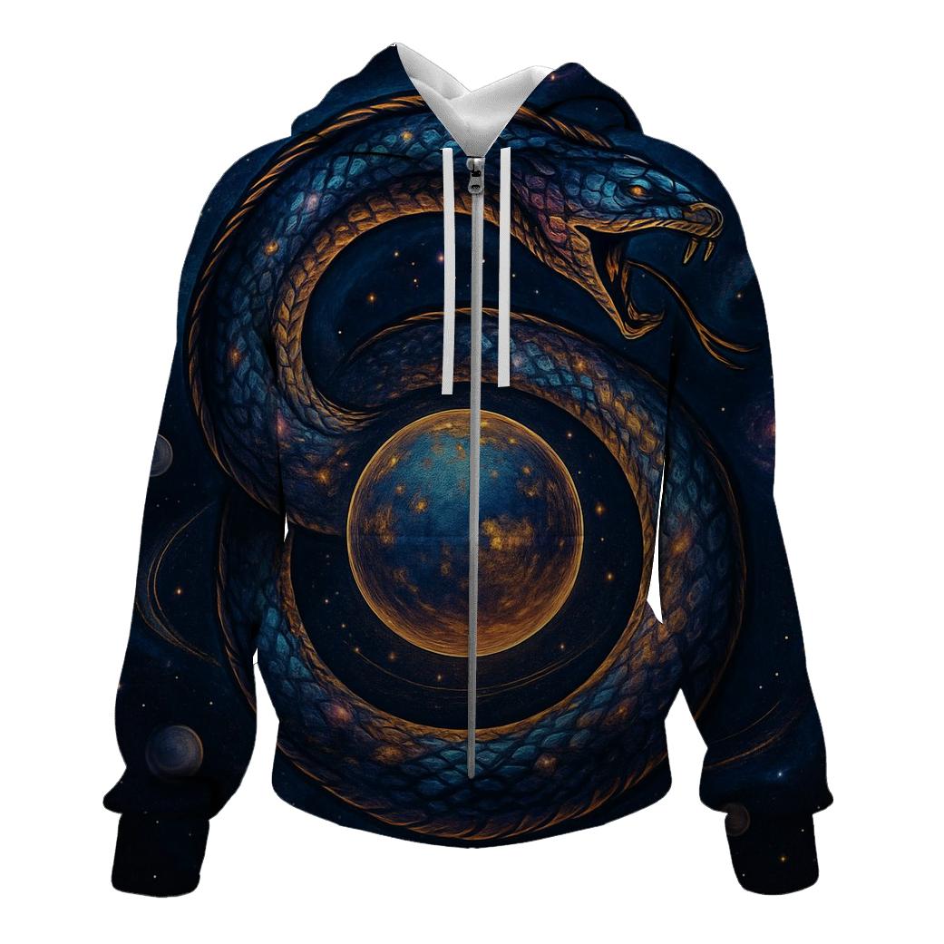 Cosmic Ouroboros Dance hoodies fashion