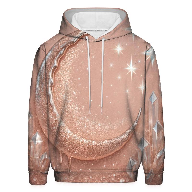Celestial Sequins printed hoodies