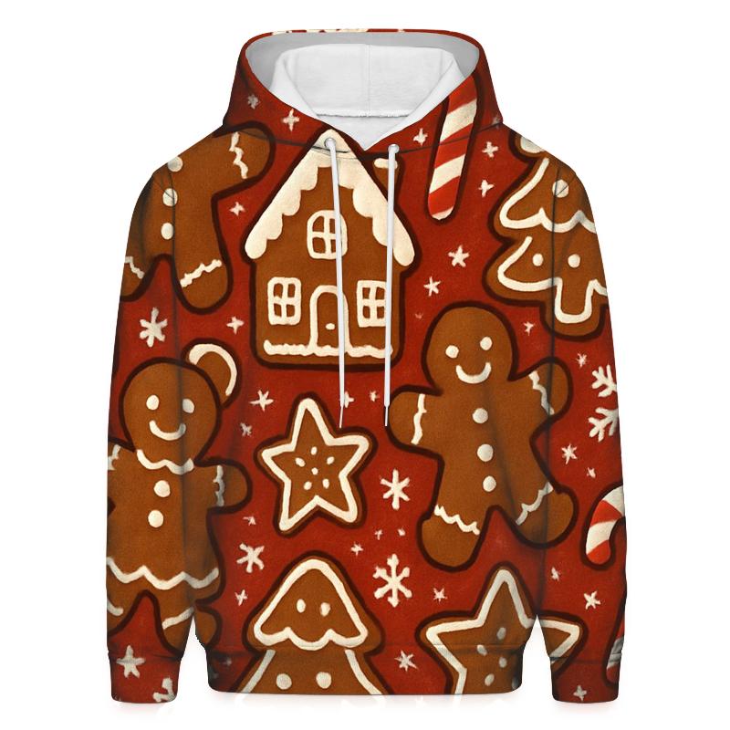 Frosted Gingerbread Dream Design custom hoodies