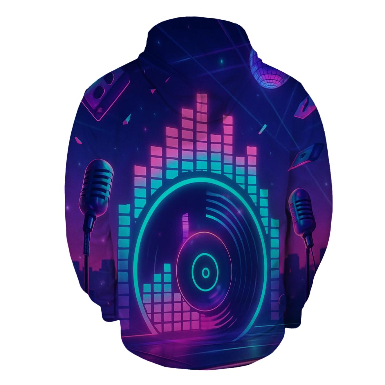 Neon Equalizer Dream hoodie trends