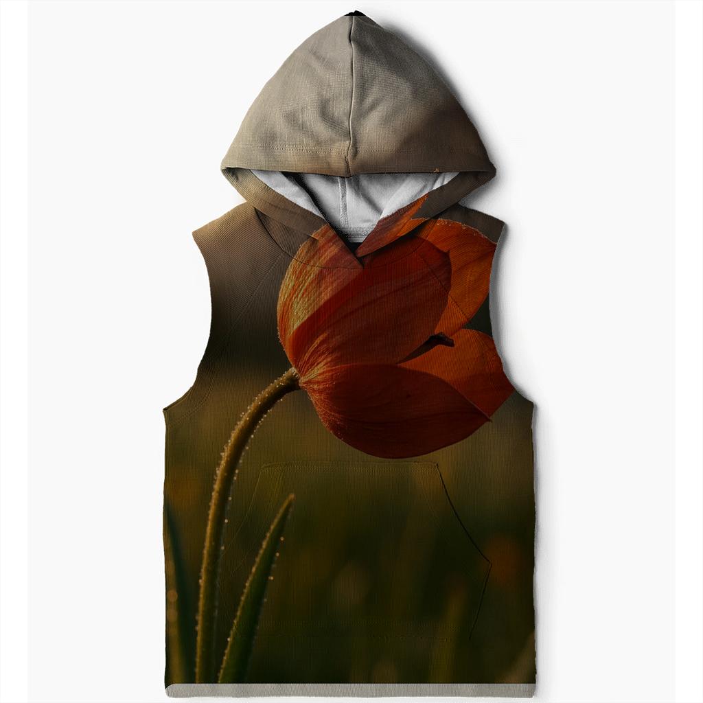 Alpine Meadow Tulip Study designer hoodies