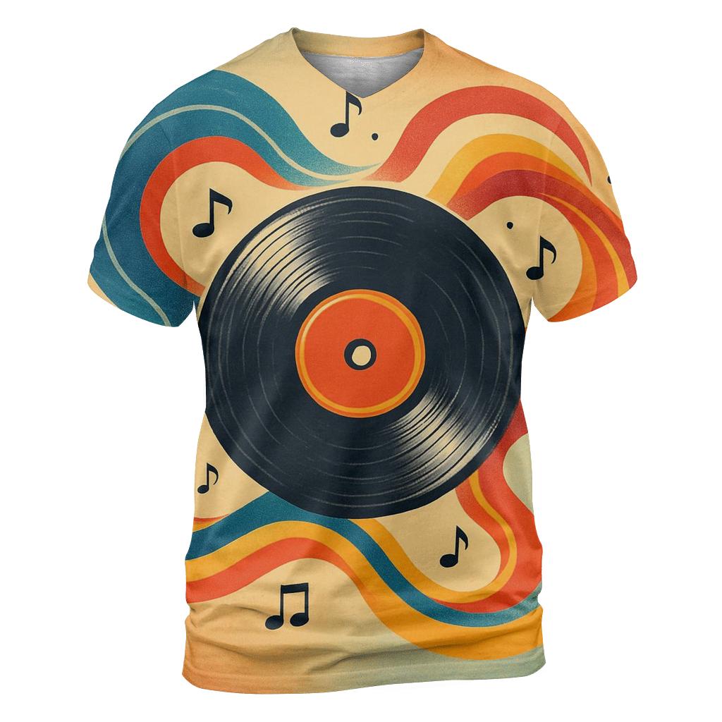 Retro Groove custom all-over print shirts