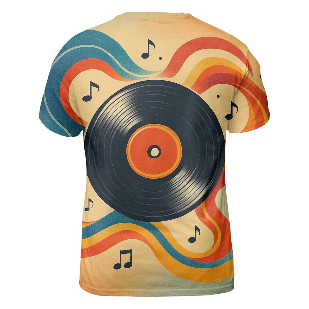 Retro Groove custom all-over print shirts