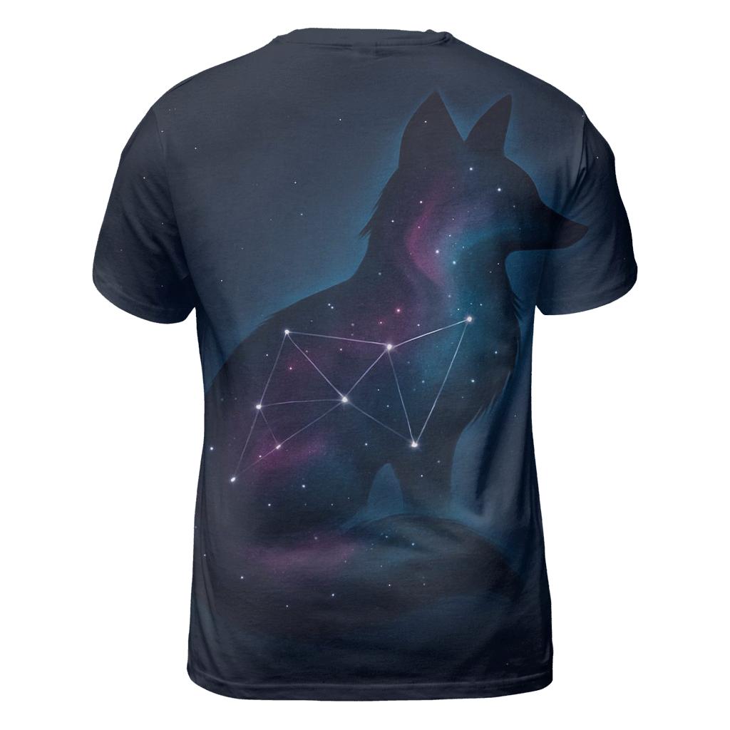 Nebula Fox Emblem unique graphic print tees