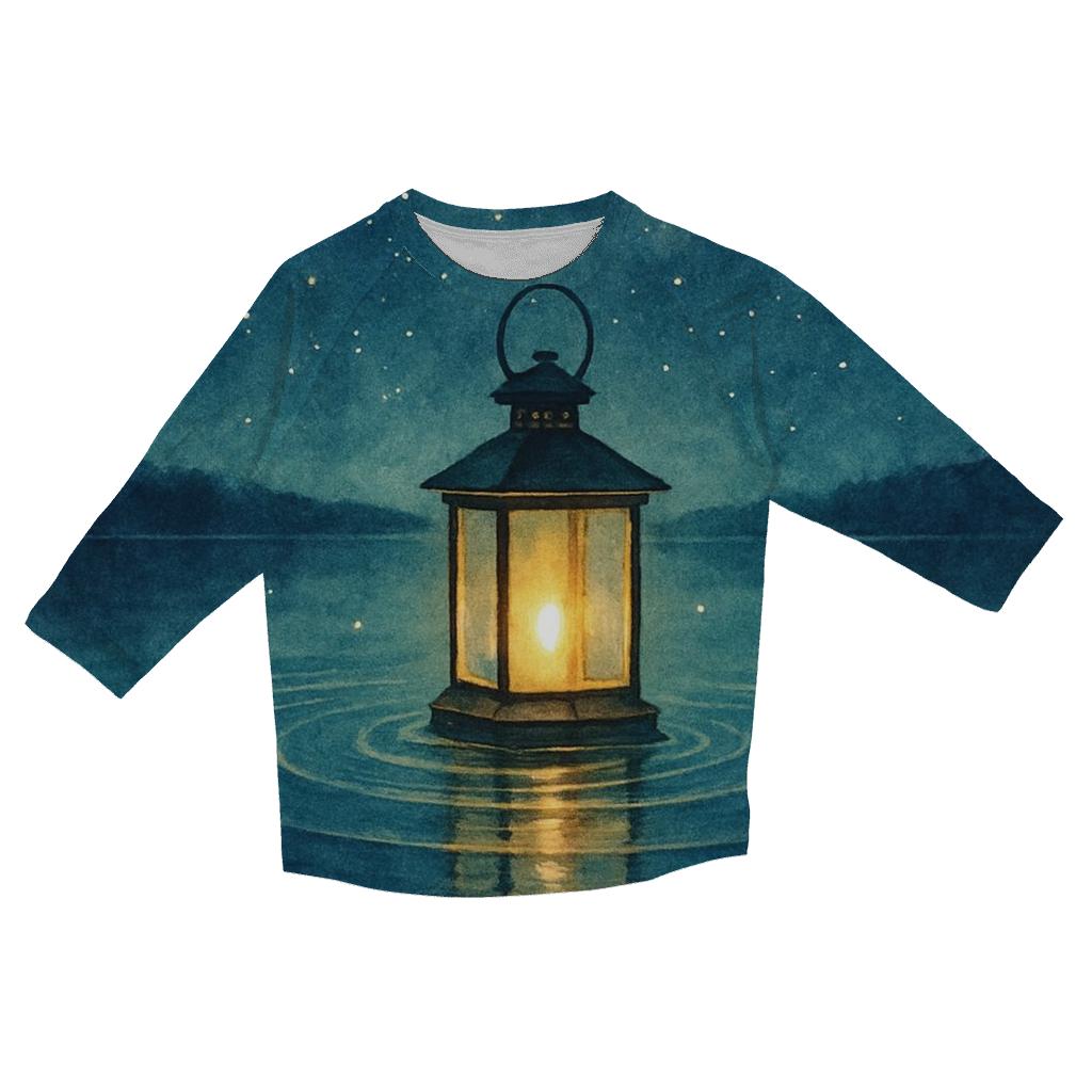 Lantern Of Quiet Stars trendy 3/4 sleeve tops