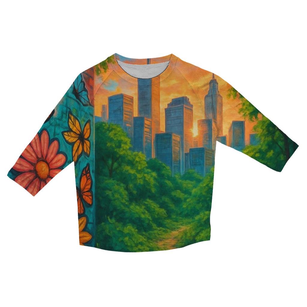 Urban Nature Fusion stylish quarter sleeve tops