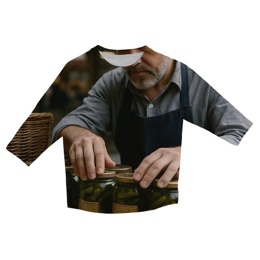 Market Pickle Curator fashion 3/4 sleeve shirts