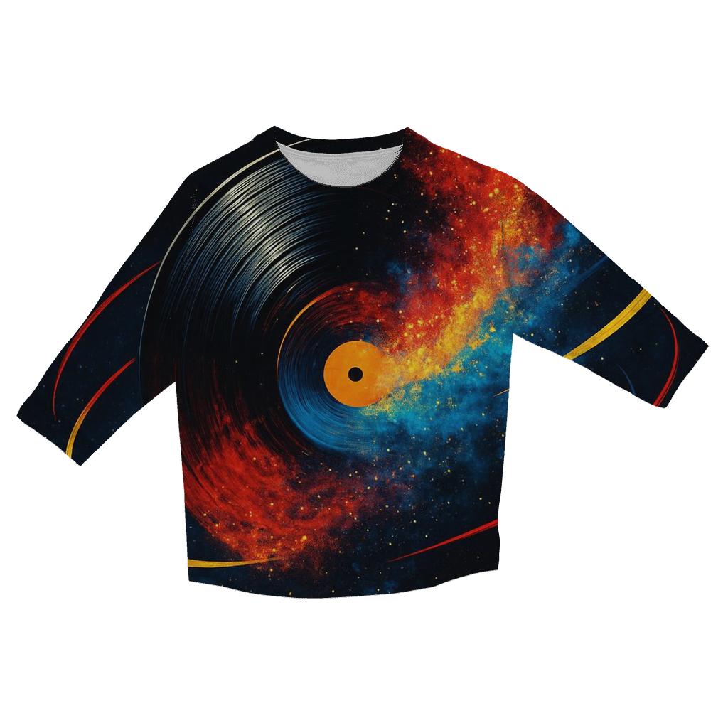Pulse Vinyl Nebula trendy 3/4 sleeve tops