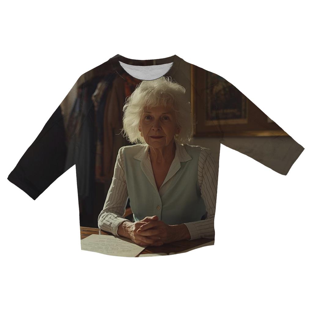 Polly Holliday On Set Memorabilia Study cotton quarter sleeve shirts