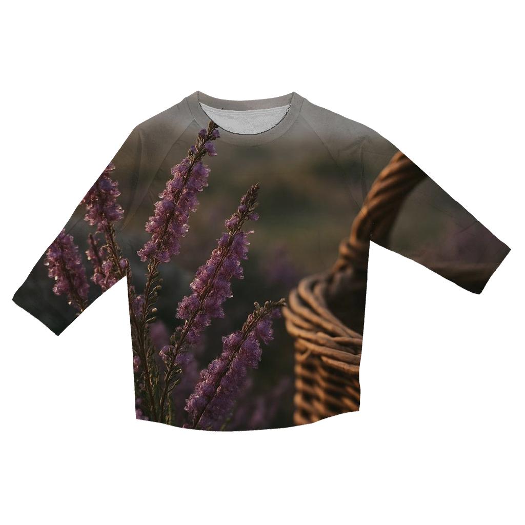 Highland Heather Harvest At Dawn personalized 3/4 sleeve tees