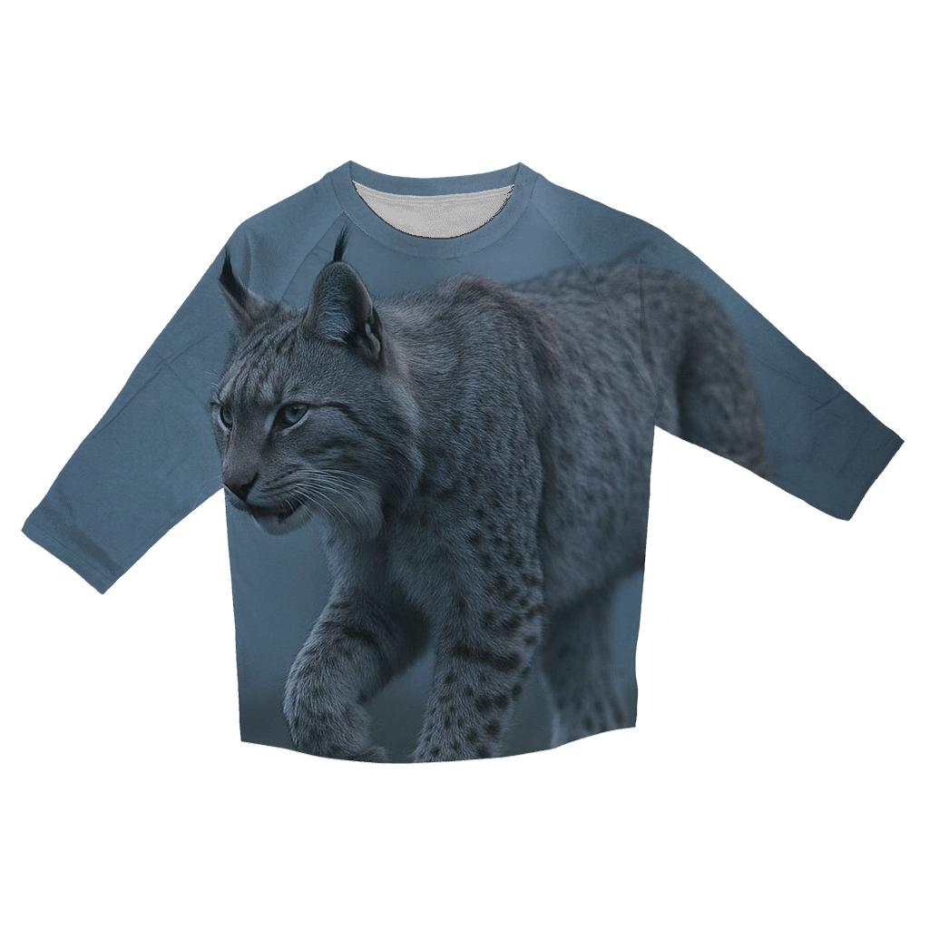 Mist Ridge Hunt — Eurasian Lynx trendy 3/4 sleeve tops