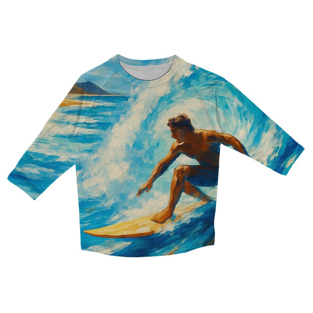 Surfing Adventure Australia stylish quarter sleeve tops