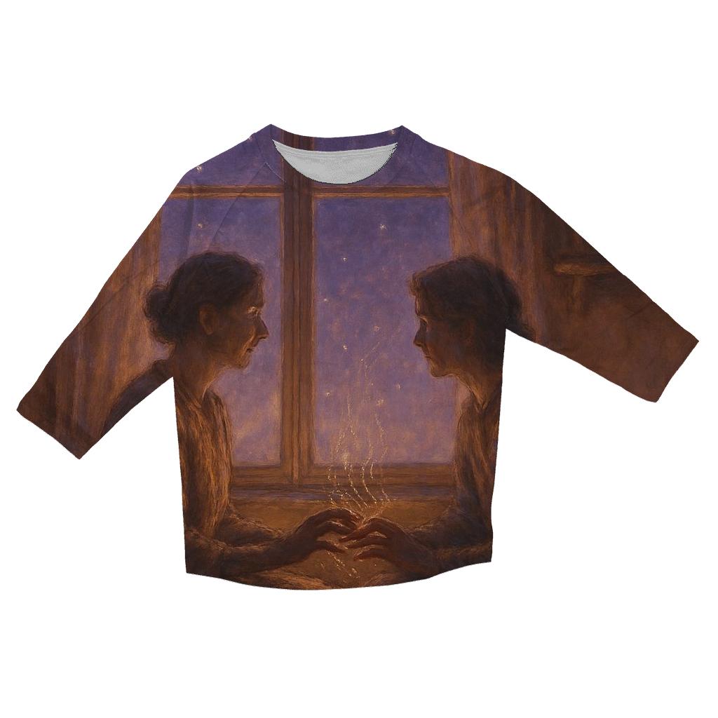 Starlight Between Our Hands trendy 3/4 sleeve tops