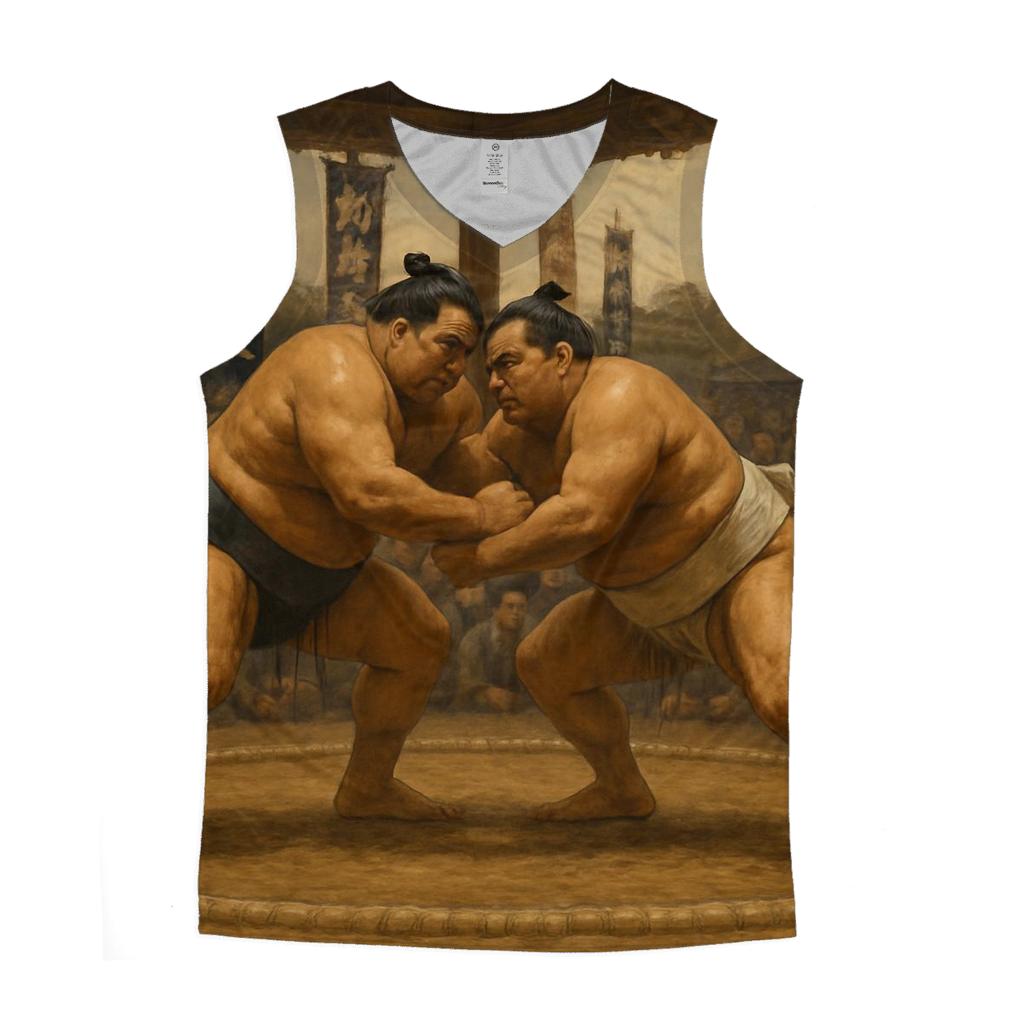 Sumo Wrestling Traditions Japan designer workout tanks