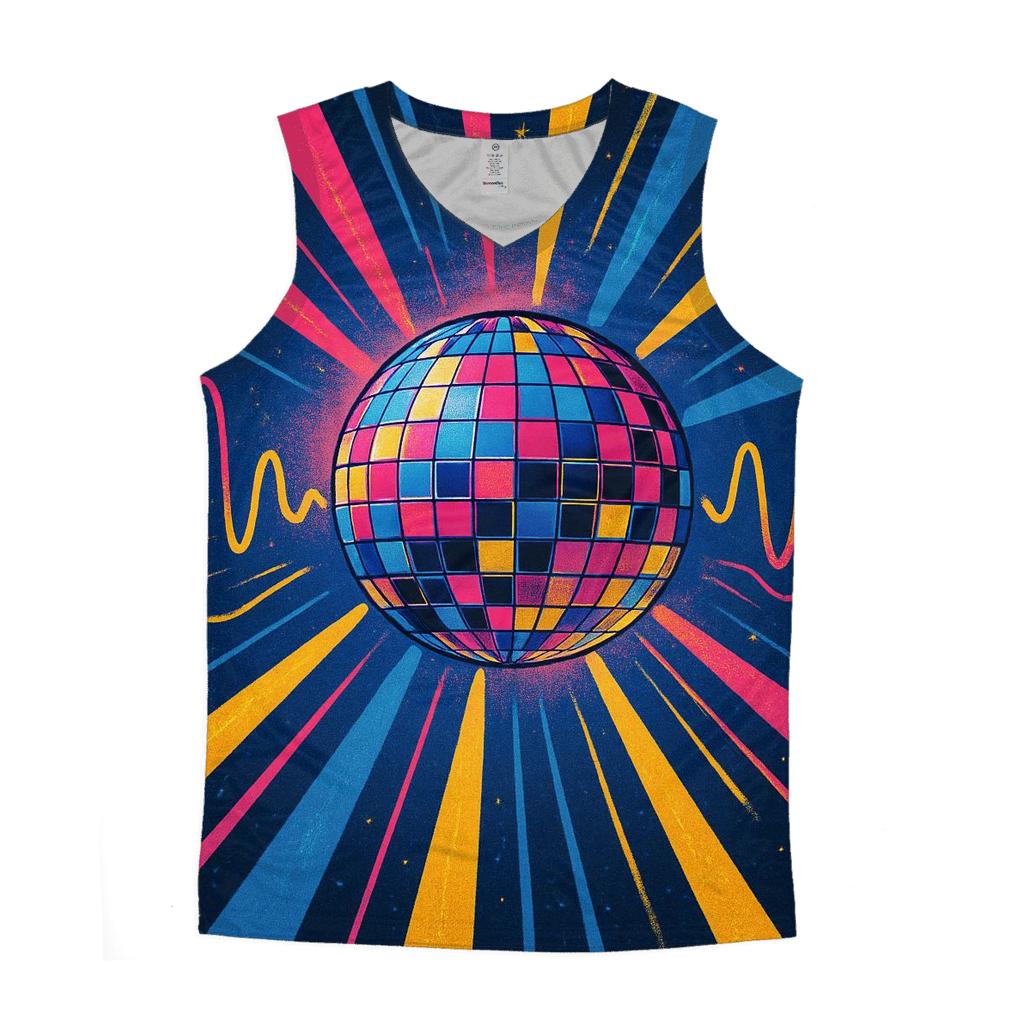 Disco Starburst casual summer tank tops