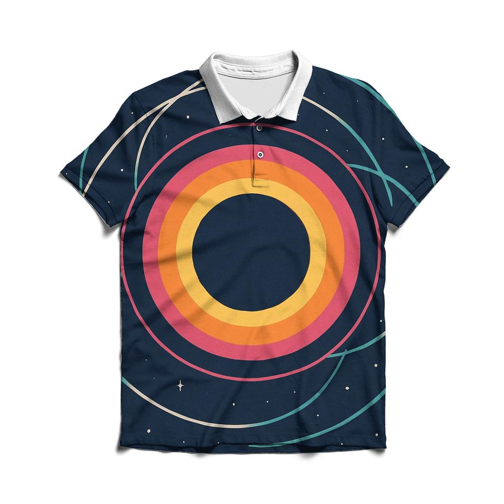 Corona Arc Lattice branded logo polo shirts