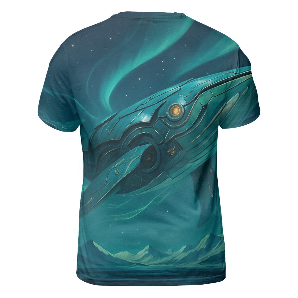Aurora Mechanical Whale trendy printed shirt styles