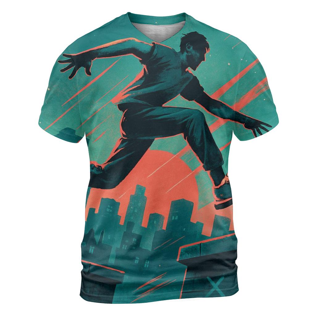 Urban Parkour Momentum custom all-over print shirts