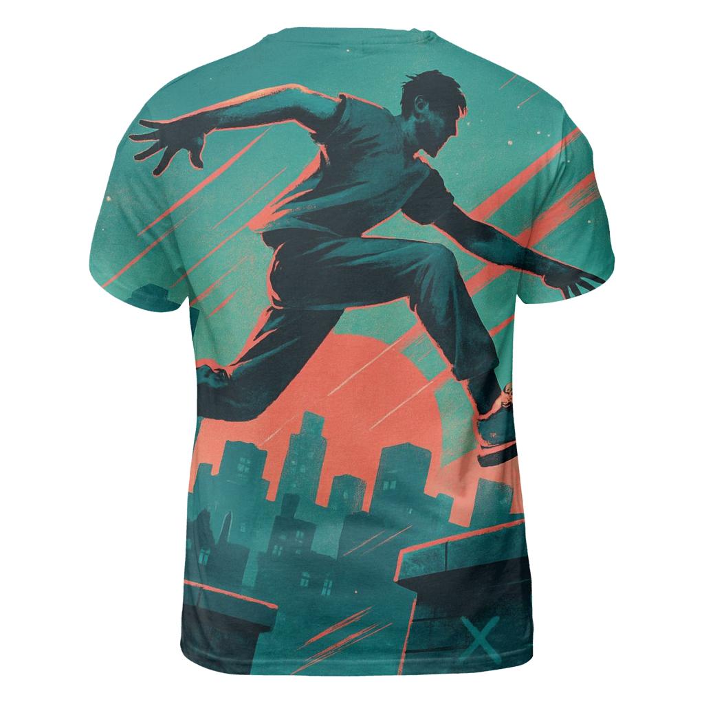 Urban Parkour Momentum custom all-over print shirts